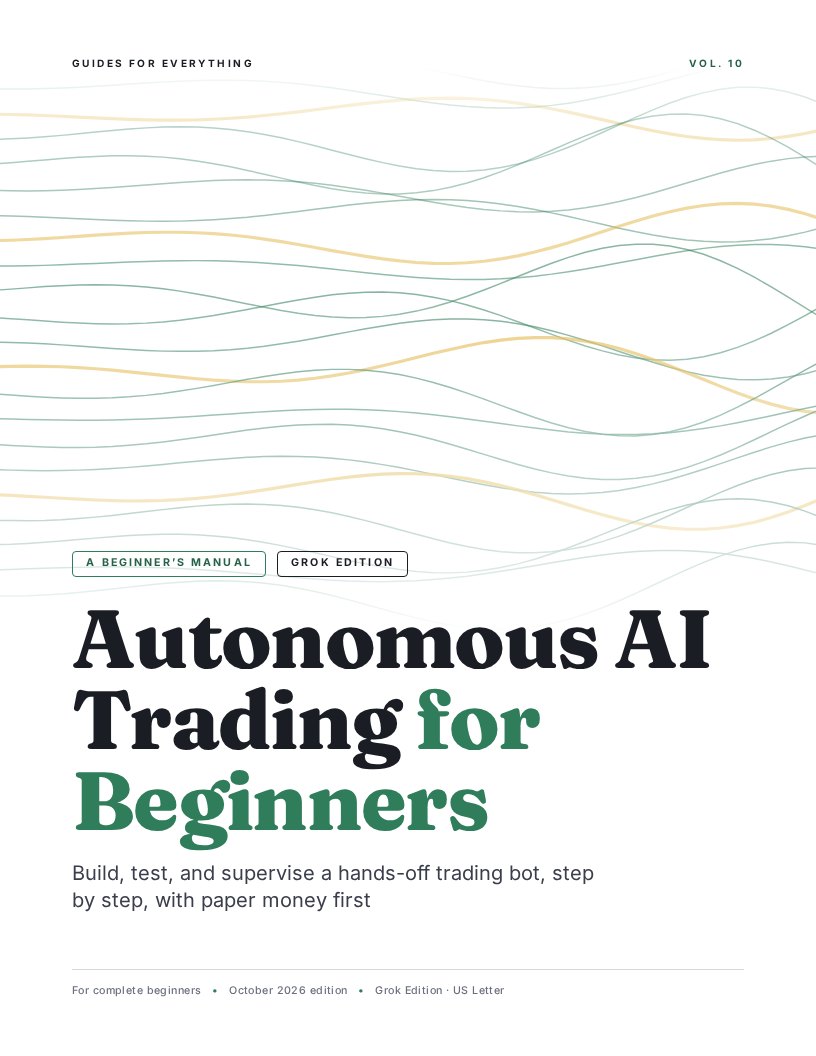 Cover of Autonomous AI Trading for Beginners (Grok Edition)