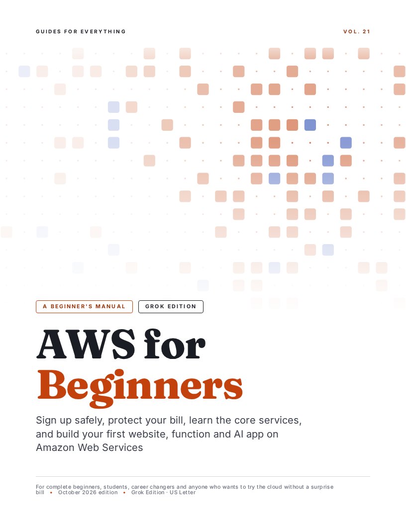 Cover of AWS for Beginners (Grok Edition)
