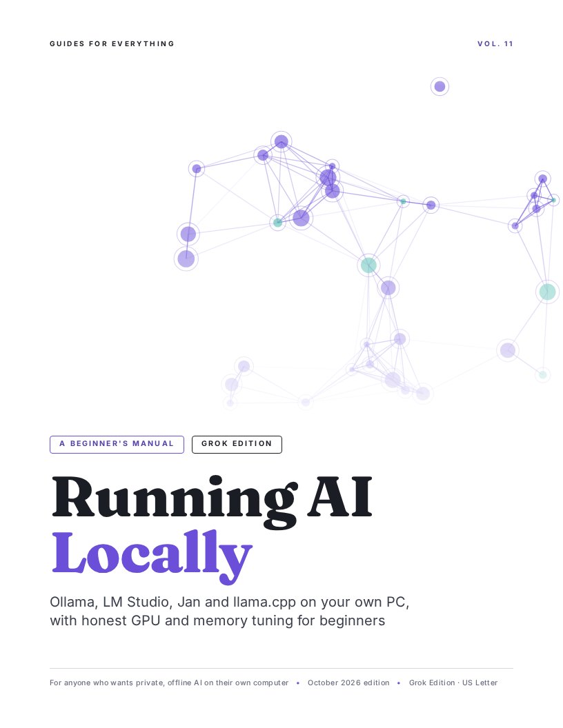 Cover of Running AI Locally (Grok Edition)