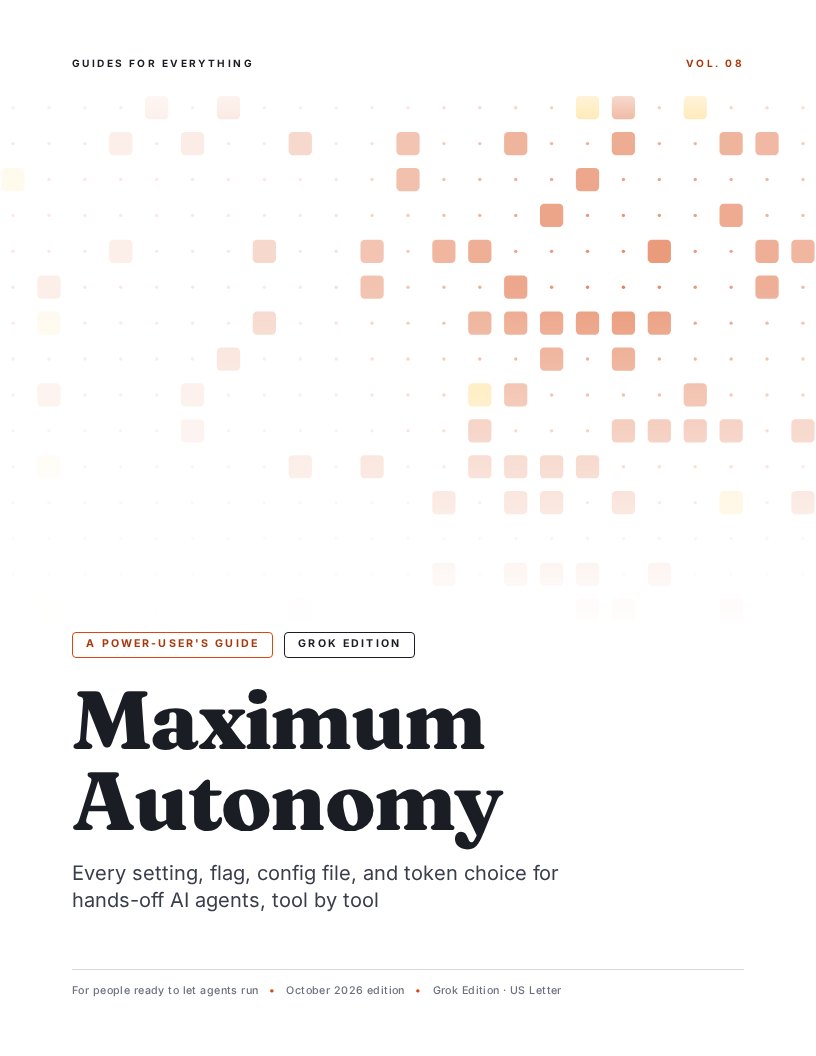 Cover of Maximum Autonomy (Grok Edition)