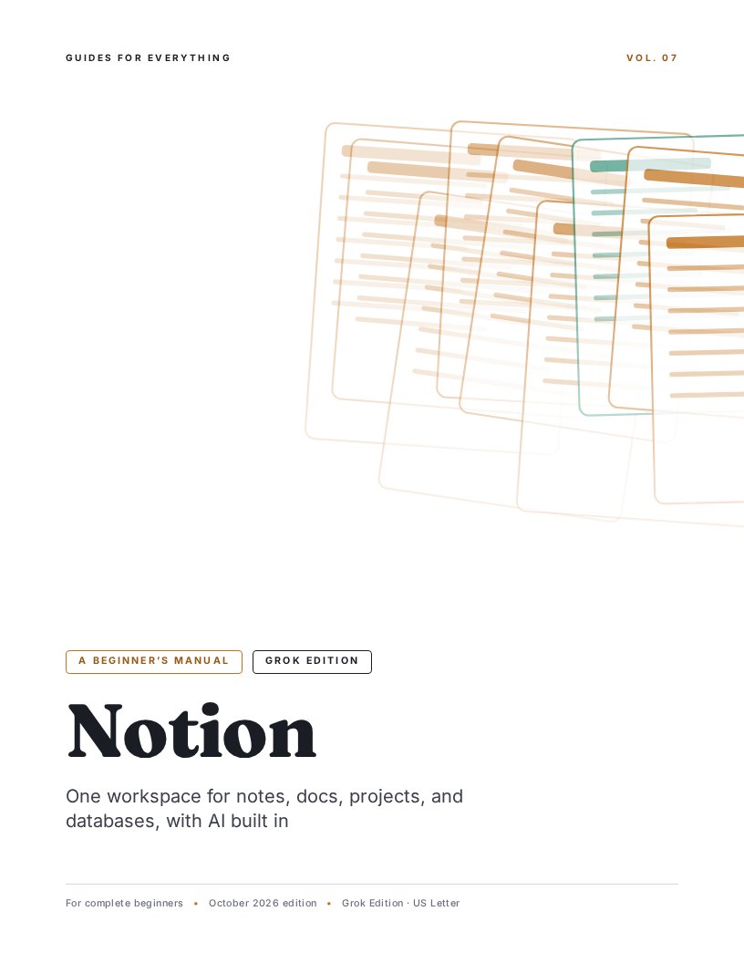 Cover of Notion (Grok Edition)