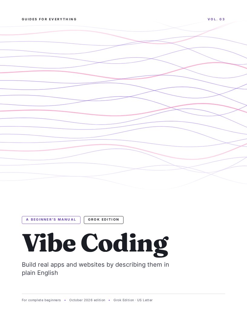 Cover of Vibe Coding (Grok Edition)